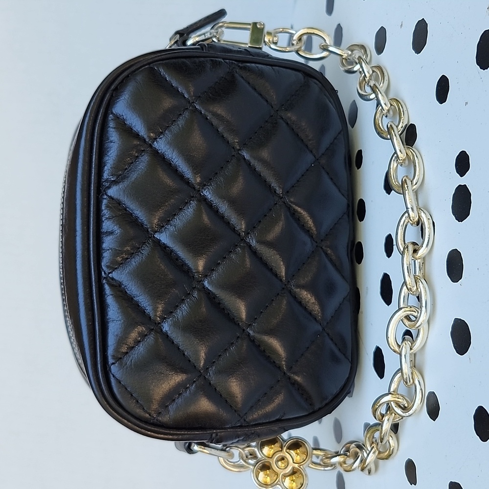 BRIGHTON LEATHER QUILTED MINI BAG - Picture 1 of 10